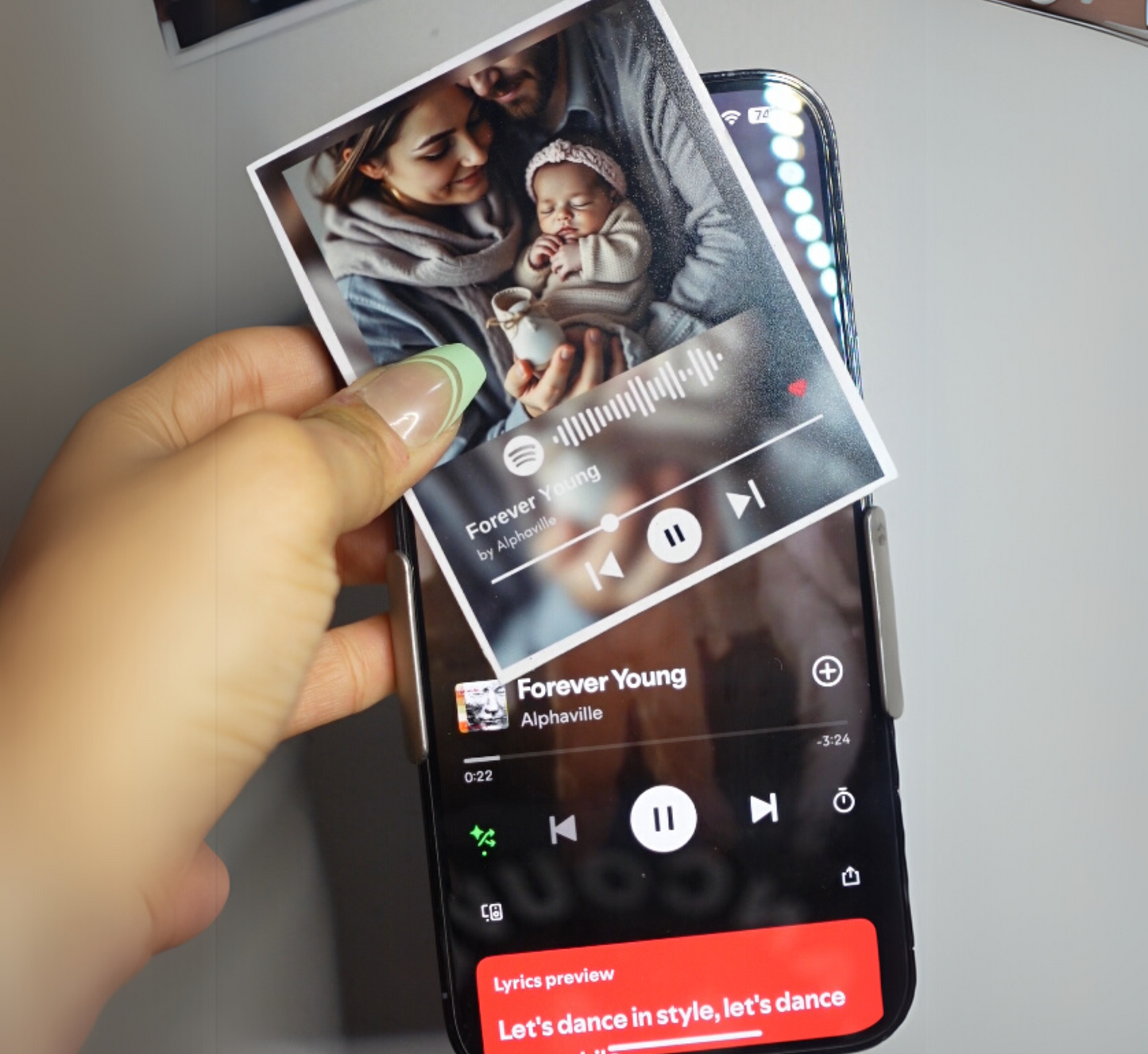 Spotify Photo Magnet | Custom Music Fridge Magnets