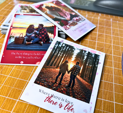 Personalized Couples Photo Fridge Magnets – Custom Anniversary Gifts