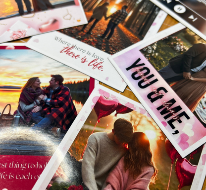 Personalized Couples Photo Fridge Magnets – Custom Anniversary Gifts