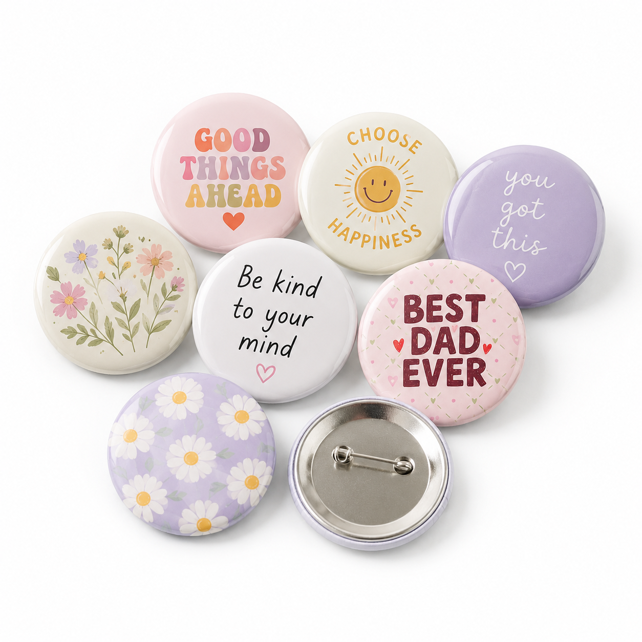 Custom 58mm Pin Badges - Wear What You Love