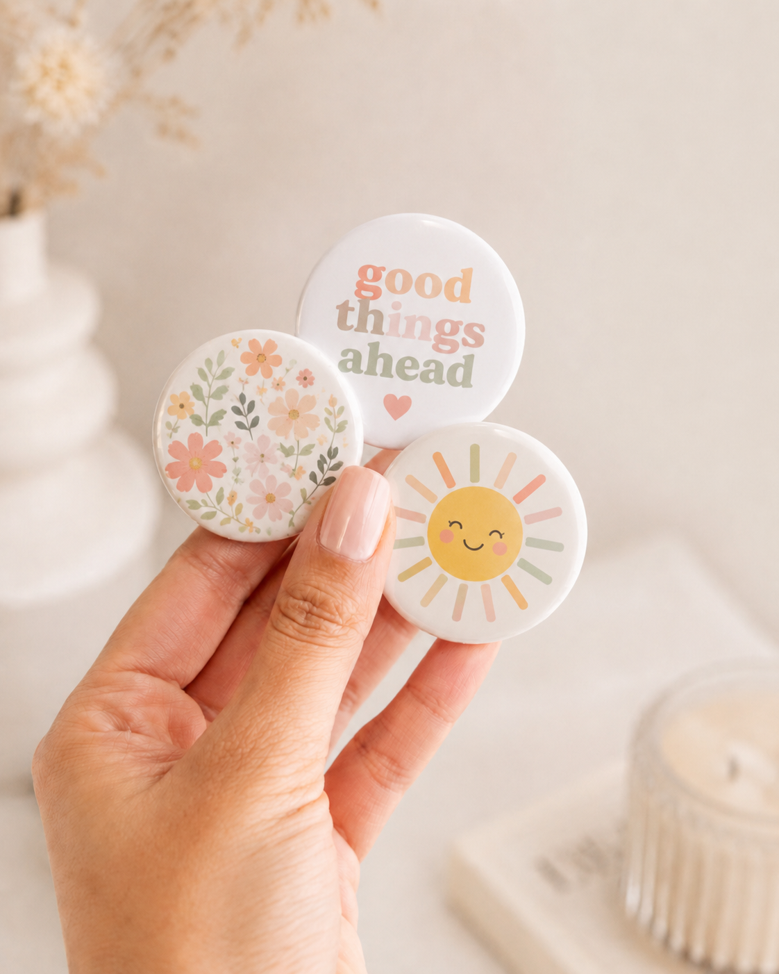 Custom 58mm Pin Badges - Wear What You Love