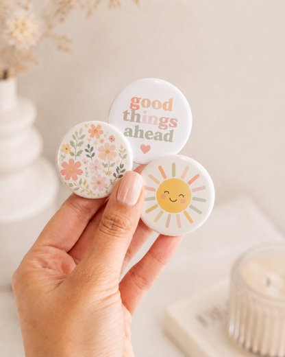 Custom 58mm Pin Badges - Wear What You Love