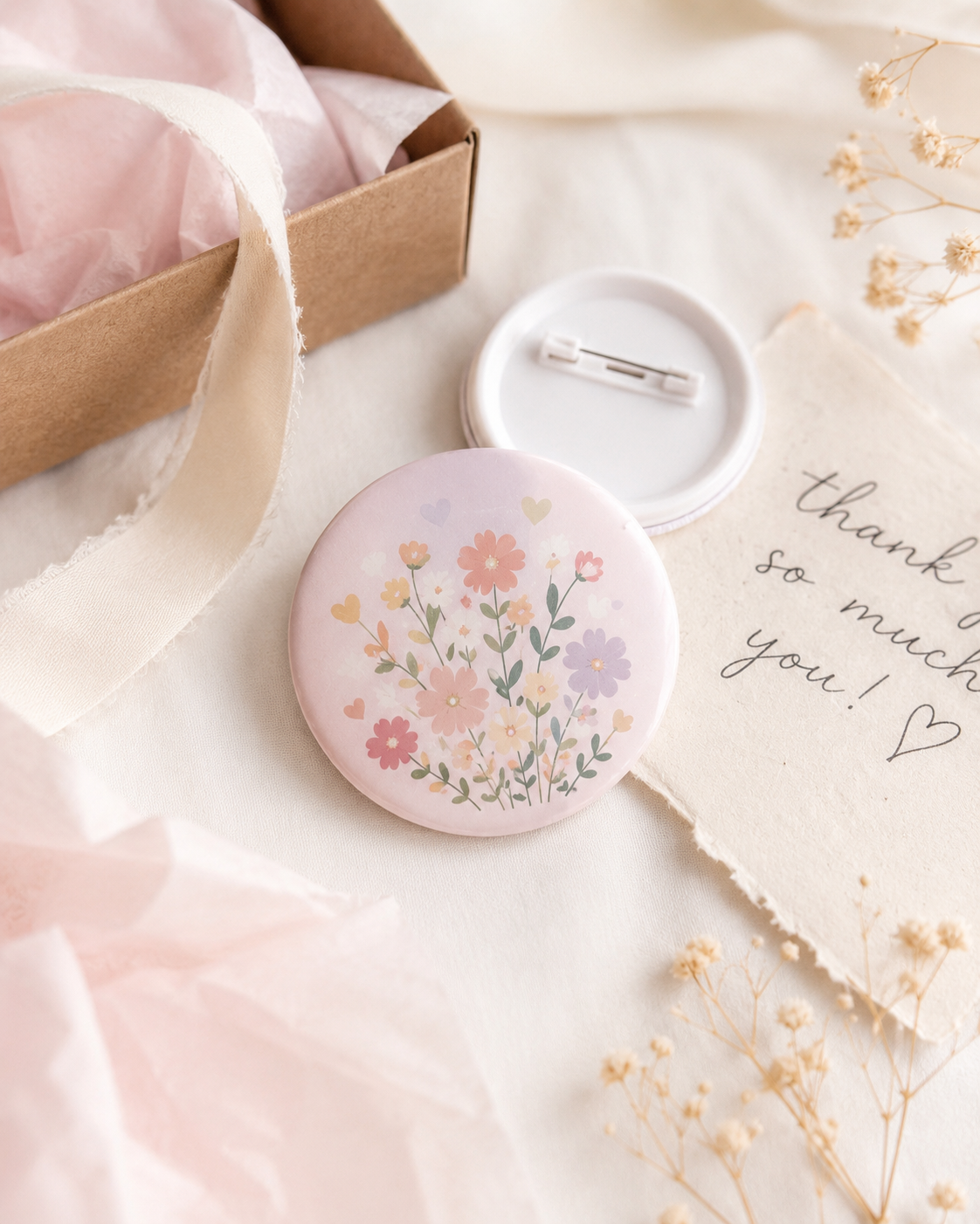 Custom 58mm Pin Badges - Wear What You Love