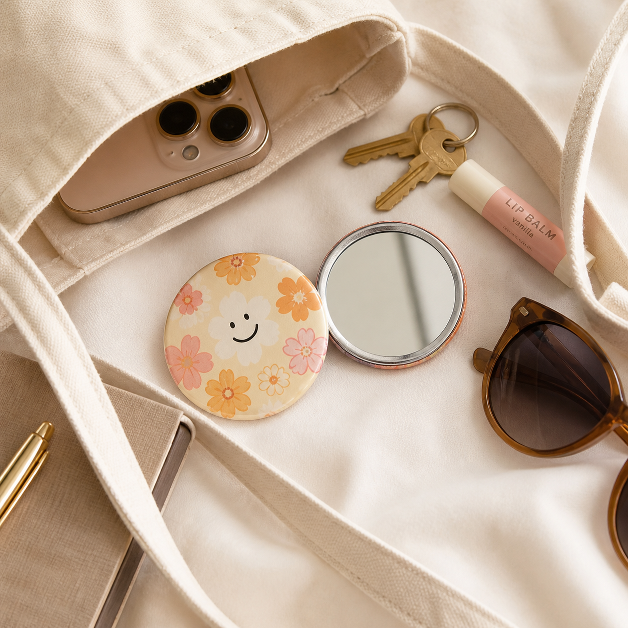 Custom 58mm Pocket Mirror