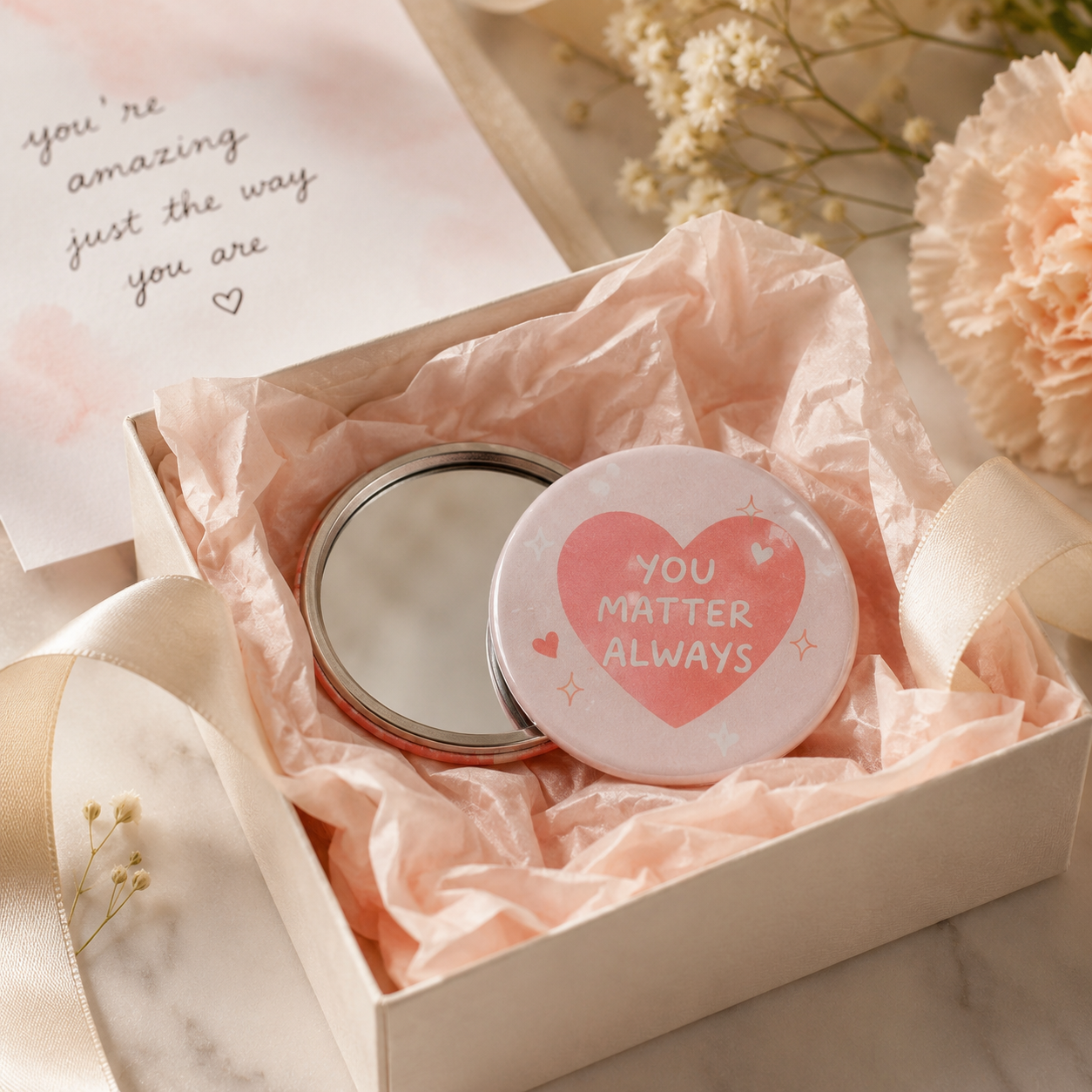 Custom 58mm Pocket Mirror
