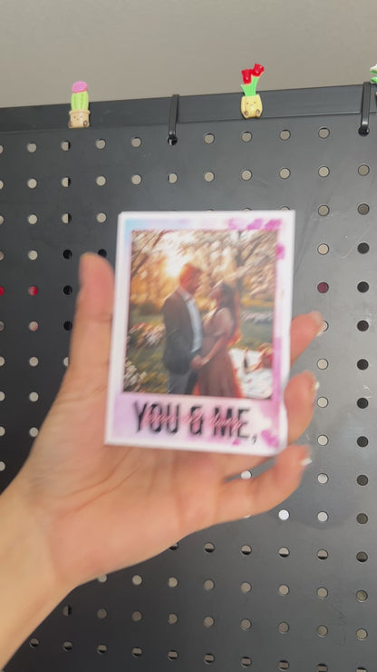 Personalized Couples Photo Fridge Magnets – Custom Anniversary Gifts