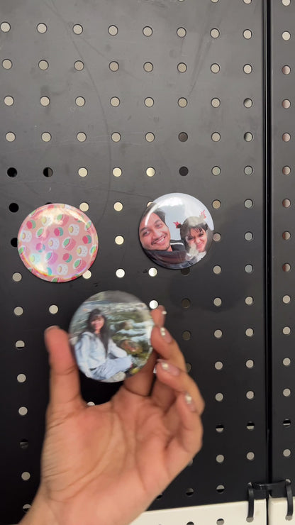 Custom Round Photo Magnets | Personalized Round Fridge Magnets | 58 mm