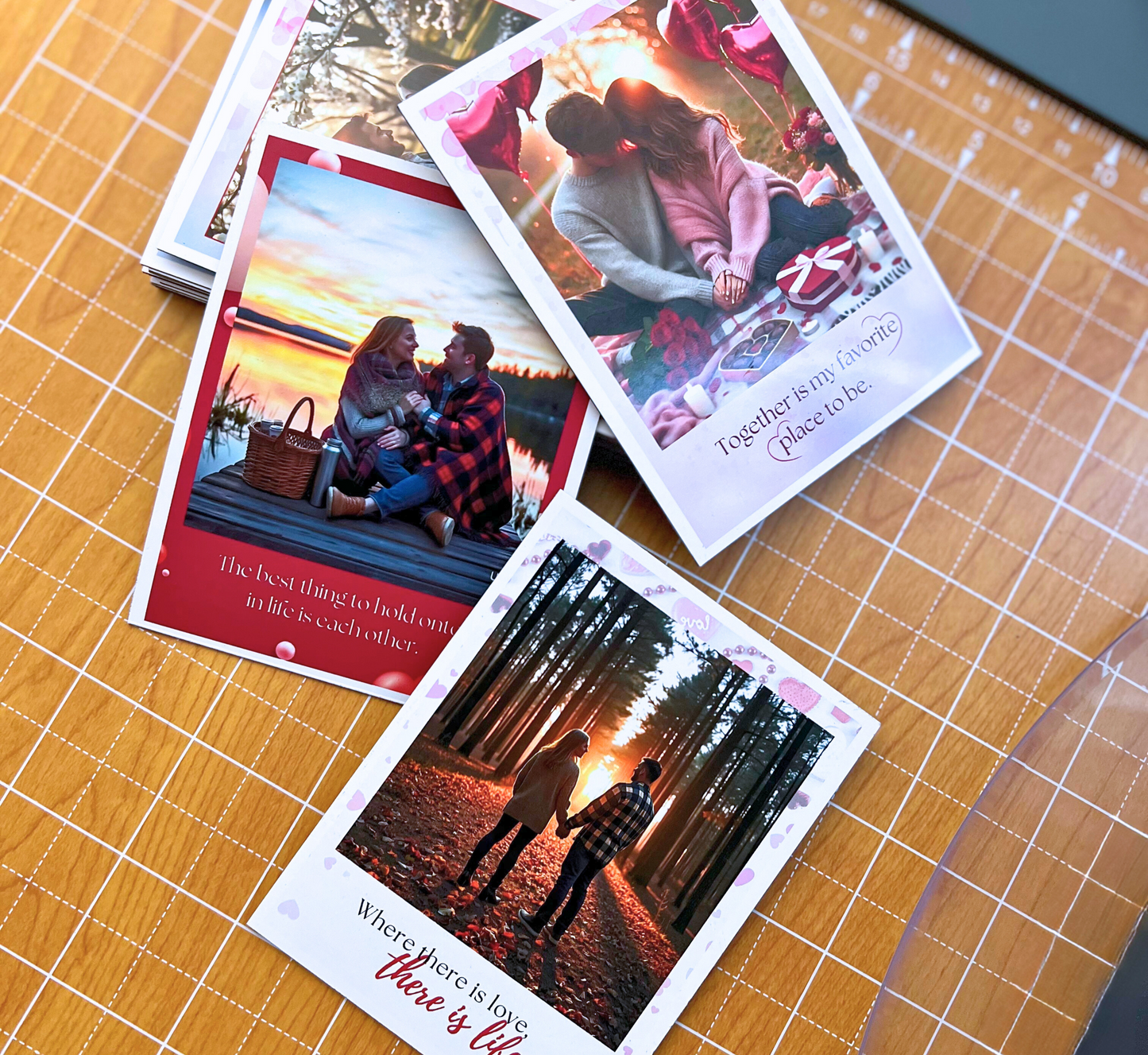 Personalized Couples Photo Fridge Magnets – Custom Anniversary Gifts