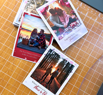 Personalized Couples Photo Fridge Magnets – Custom Anniversary Gifts