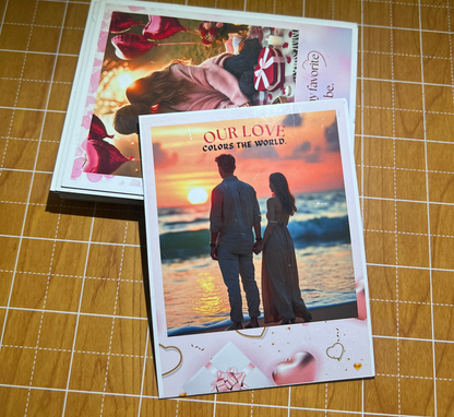 Personalized Couples Photo Fridge Magnets – Custom Anniversary Gifts