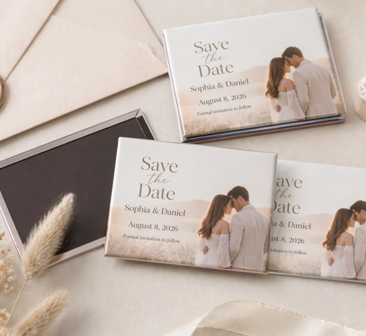 Save The Date Magnets | Custom Wedding Favours Magnets