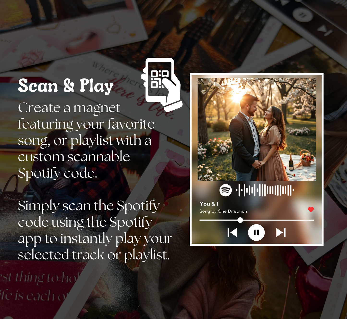Spotify Photo Magnet | Custom Music Fridge Magnets