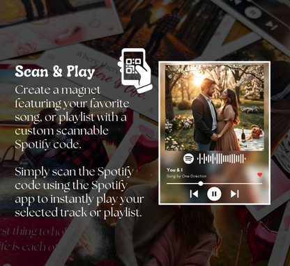 Spotify Photo Magnet | Custom Music Fridge Magnets
