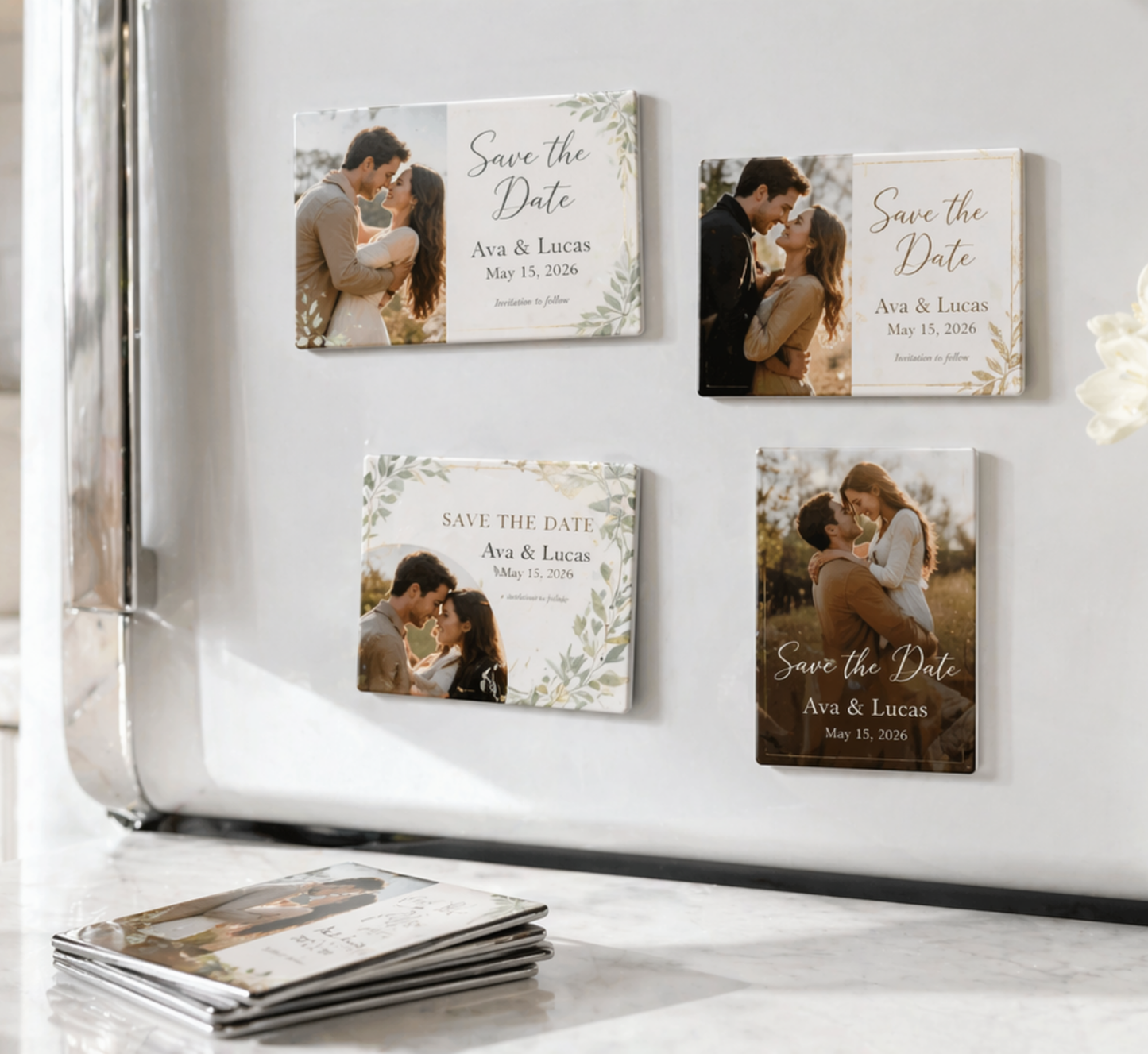 Save The Date Magnets | Custom Wedding Favours Magnets