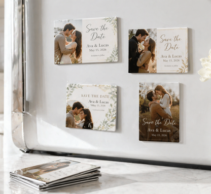 Save The Date Magnets | Custom Wedding Favours Magnets