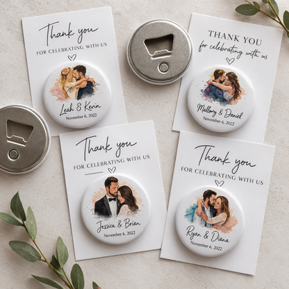58mm Magnetic Bottle Opener – Custom, Personalized for Any Occasion