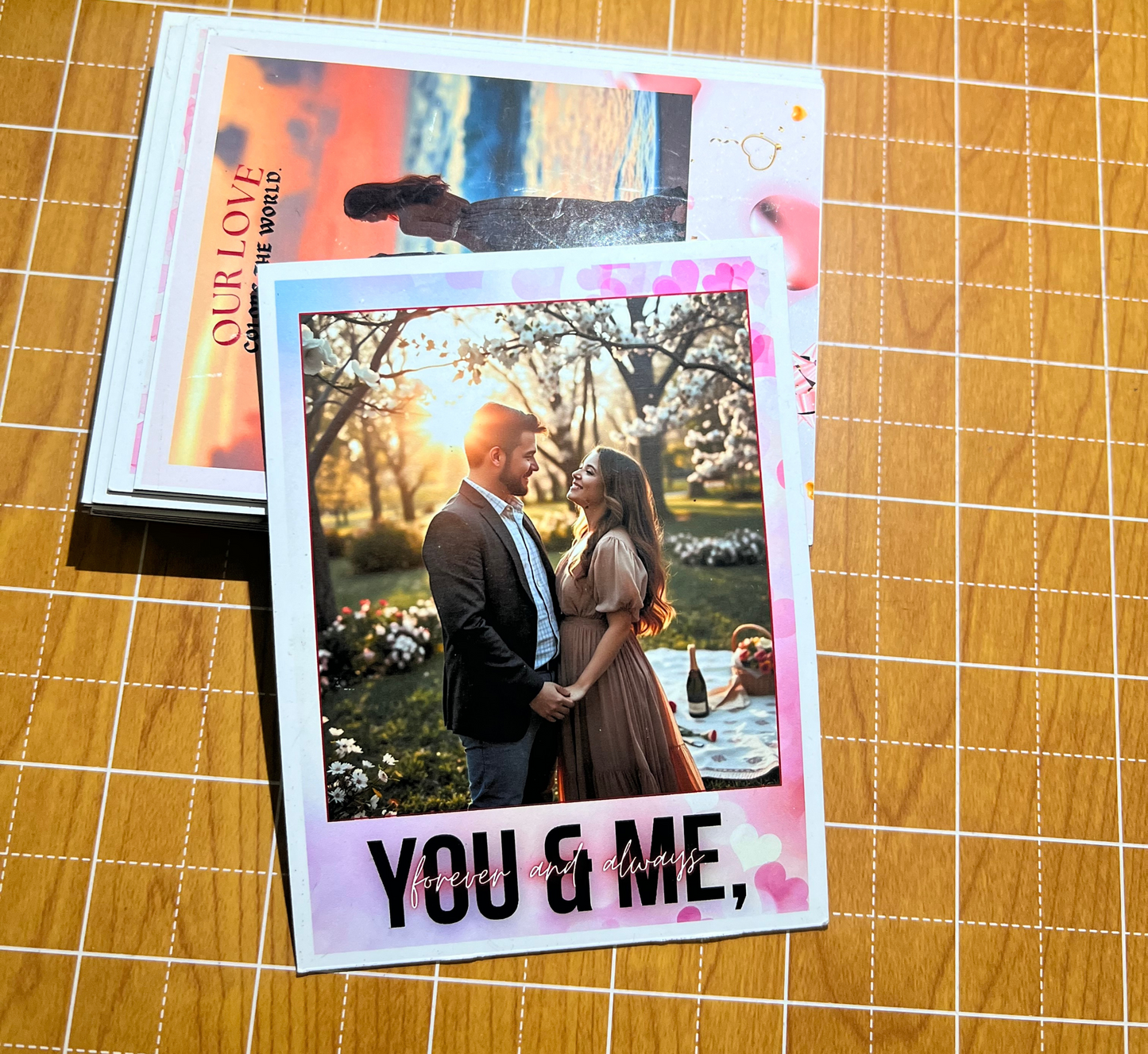 Personalized Couples Photo Fridge Magnets – Custom Anniversary Gifts